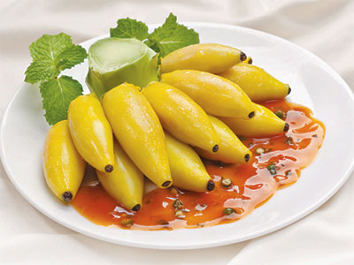 Nải chuối mực độc lạ hấp dẫn