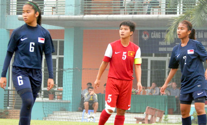 Hoài Lương ghi 5 bàn, U19 Việt Nam thắng đậm