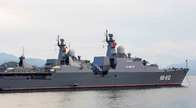 Tàu hộ vệ tên lửa HQ-012.
