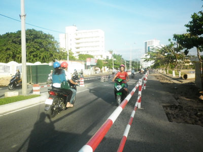 Xử lý nghiêm hành vi lưu thông ngược chiều