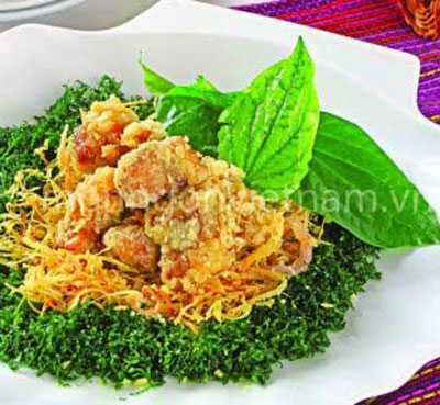 Ngon cơm với sườn non rang muối