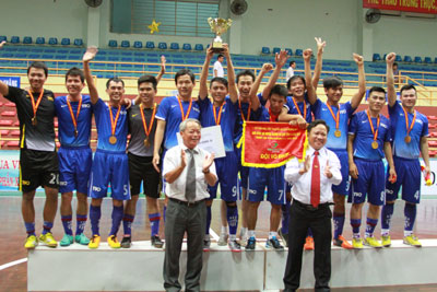 Đội bóng Vinasun Taxi vô địch