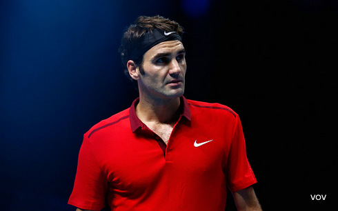 Federer đã có chiến thắng dễ dàng ngày khai mạc ATP World Tour Finals (Ảnh: Getty)