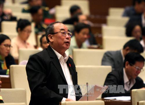 ĐB Trần Ngọc Vinh (Hải Phòng). (Ảnh: TTXVN)