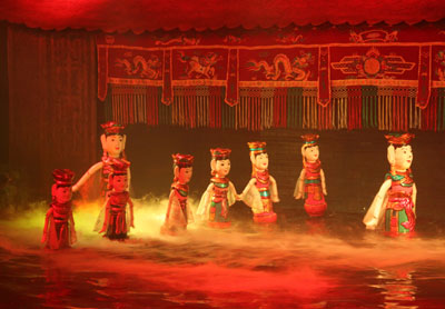 Múa rối nước bát tiên