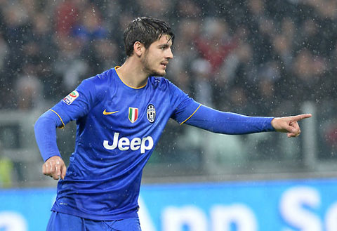 Morata đang khẳng định tài năng tại Juventus.