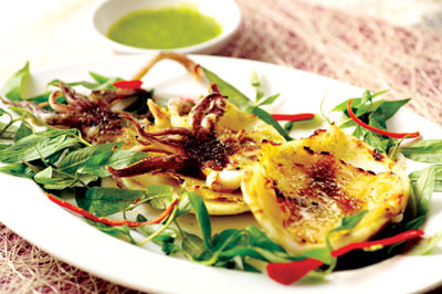 Mực một nắng chiên nước mắm