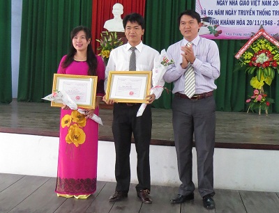 2 cá nhân của trường nhận bằng khen của Học viện Chính trị quốc gia Hồ Chí Minh