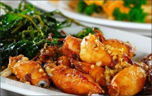 Mực sữa chiên nước mắm