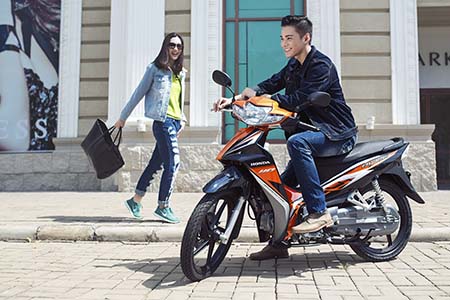 Honda xây dựng hình ảnh mới với mẫu xe số Blade