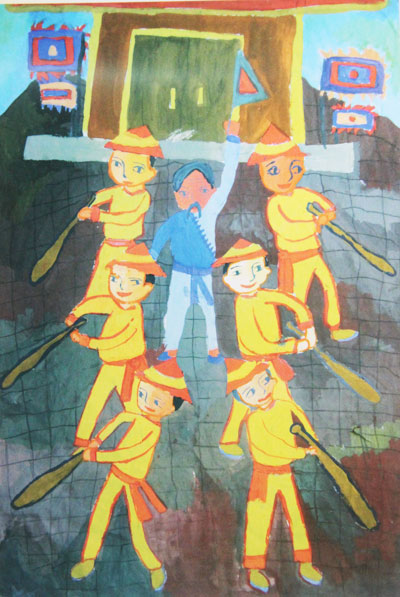 Vui với sắc màu tuổi thơ