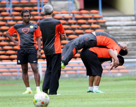 Cầu thủ Malaysia sung sức chờ đón tuyển Việt Nam