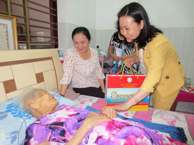 Thăm và tặng quà Mẹ Việt Nam anh hùng Phan Thị Trạng