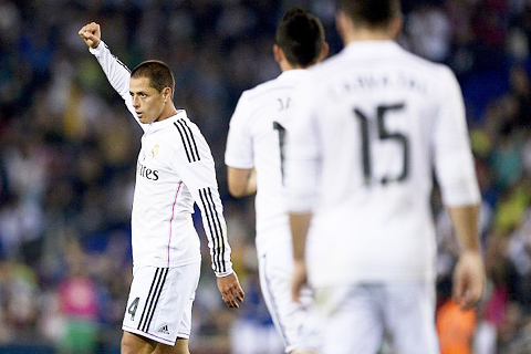 Chicharito đang chơi cho Real theo dạng cho mượn.