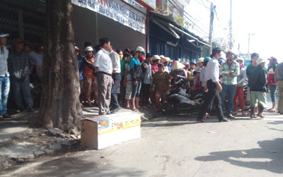 Thùng carton gây sự chú ý cho nhiều người.