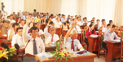 Bế mạc kỳ họp thứ 9 HĐND tỉnh Khánh Hòa khóa V