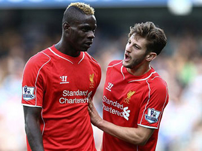 Balotelli và Lallana nhiều khả năng sẽ ra sân trong trận derby nước Anh.