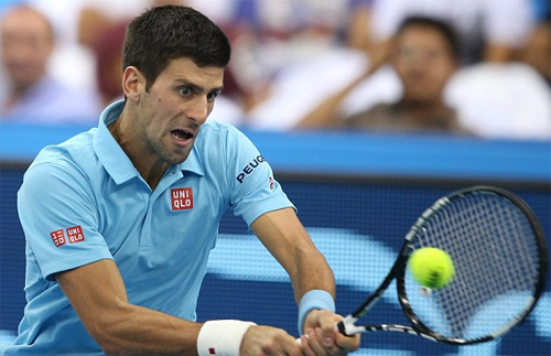 Sự ổn định giúp Djokovic giành lại vị trí số một trong giải đấu cuối cùng của năm. Ảnh: EPA.