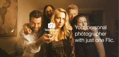 Cùng chụp hình với bạn bè bằng Flic.