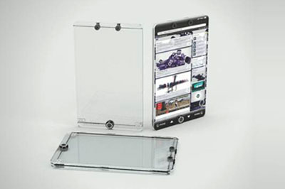 Mẫu thiết kế smartphone với chất liệu bằng thủy tinh