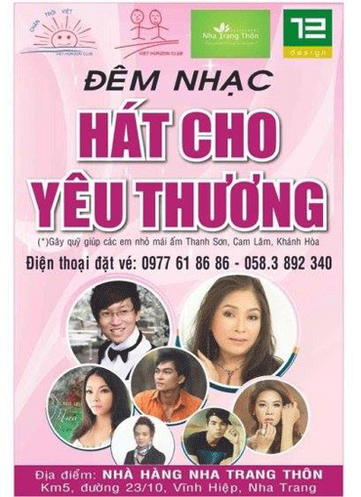 Musical night for the sake of orphans and disabled children held in Nha Trang