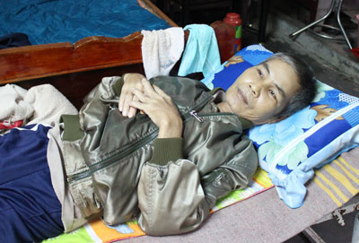 Một cựu binh kiệt quệ vì bệnh tật