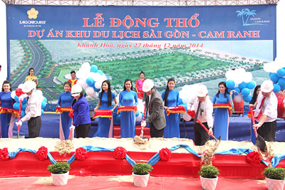 Nghi thức động thổ dự án Khu du lịch Sài Gòn – Cam Ranh.