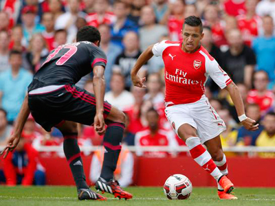 Hàng công của Arsenal đang phụ thuộc rất lớn vào phong độ của Alexis Sanchez.