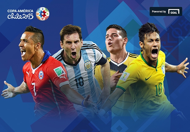 Giải vô địch bóng đá Nam Mỹ - Copa America - diễn ra tại Chile từ ngày 11/6 đến 4/7.