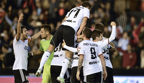 Valencia cho Real thấy rằng cuộc sống không phải lúc nào cũng dễ dàng như họ nghĩ. Ảnh: AFP.