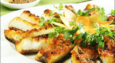 Cá bớp nướng riềng mẻ