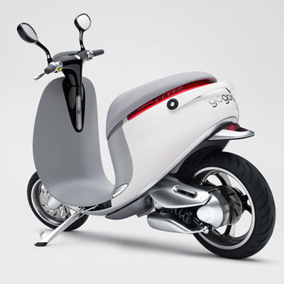 Smartscooter được thiết kế với kiểu dáng trang nhã