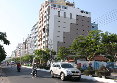 Một số cơ sở lưu trú trên đường Trần Phú (TP. Nha Trang).