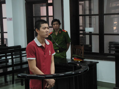 Bị cáo Trần Thiện Tâm.