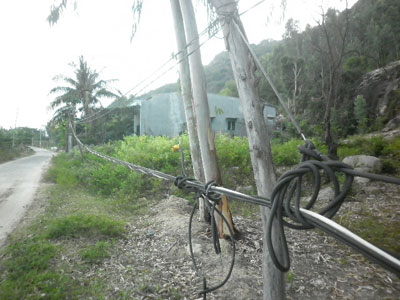 Dây điện nguy hiểm