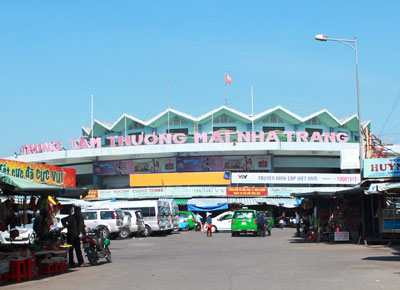 Khu vực nhà tròn của chợ Đầm.