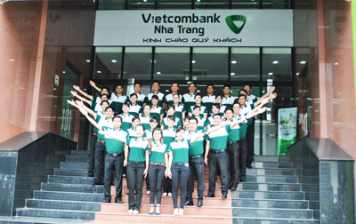 Hình ảnh trụ sở Chi nhánh Vietcombank Nha Trang nay là Vietcombank Khánh Hòa. Ảnh: N.D