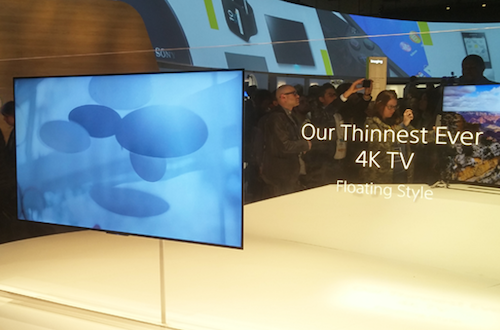 Sony XBR-X900C, TV mỏng nhất thế giới với