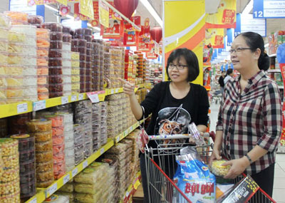 Bánh, mứt, kẹo Tết: Hàng nội chiếm ưu thế
