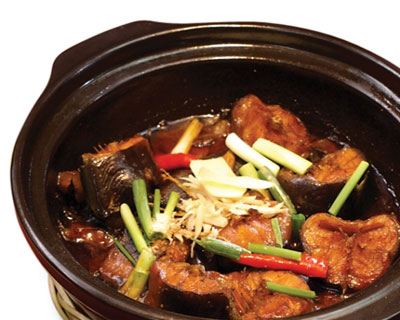 Cá trê kho tương