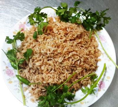 Đĩa ruốc biển rang