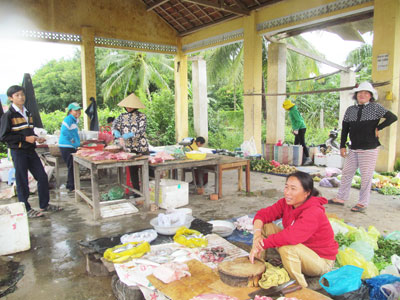 Đìu hiu chợ Diên Hòa Buôn bán ế ẩm