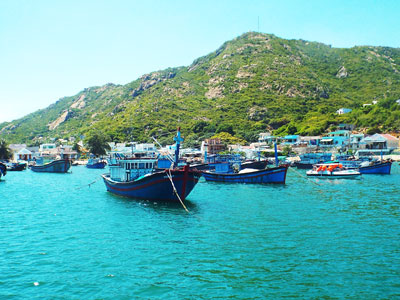 Một góc đảo Bình Ba.