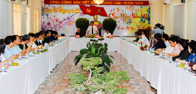 Quang cảnh buổi gặp mặt.