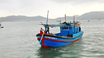 Cứu nạn thành công tàu cá bị nạn trên biển