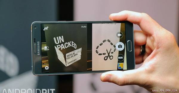 Camera trên mẫu Galaxy Note 4 được nâng cấp đáng kể sau nhiều năm gần như dậm chân tại chỗ.