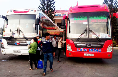 Nhộn nhịp về quê đón Tết