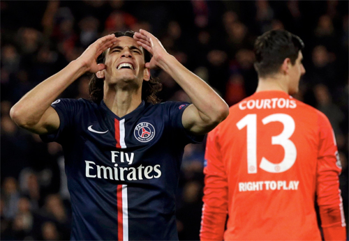 Thủ thành Courtois đã có một trận thi đấu xuất sắc trước PSG.