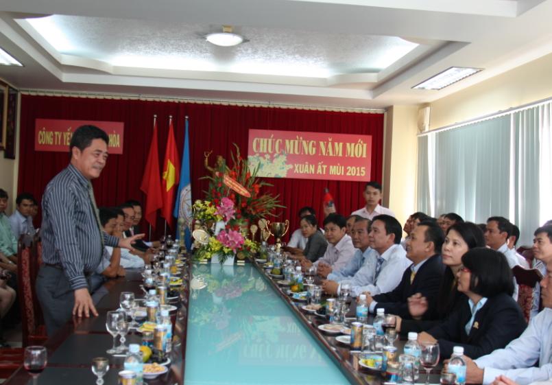 Thăm, chúc Tết các đơn vị, doanh nghiệp