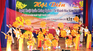 Tiết mục của Trung tâm Y tế Nha Trang.